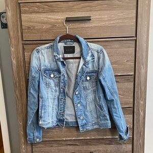 Blank NYC Light Blue Distressed Denim Jacket - Women